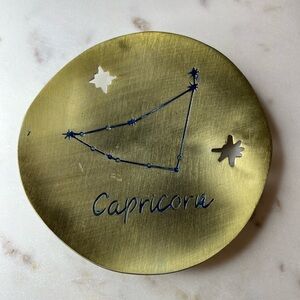 ✨ Anthropologie Zodiac Jewelry Holder in Gold , Capricorn ✨